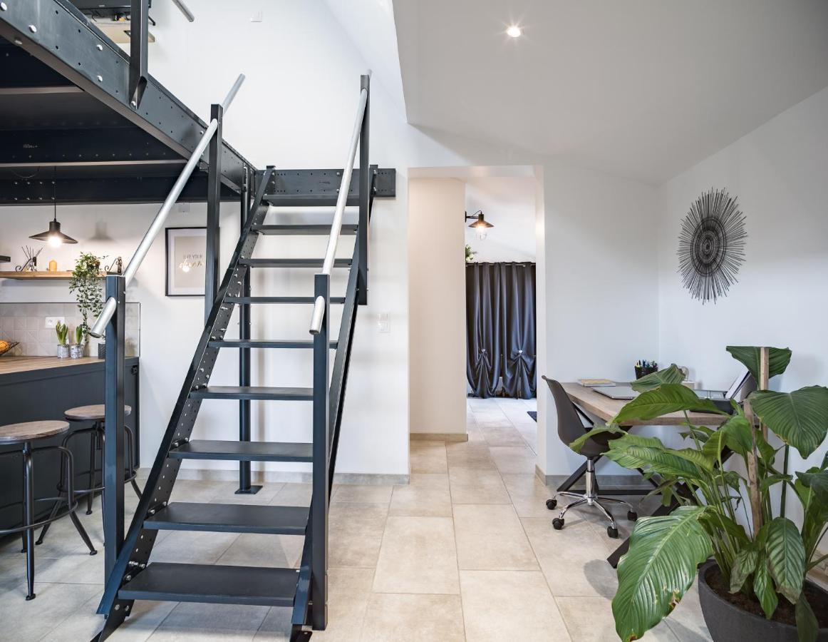 特鲁瓦Loft Avec Jardin Et Parking Prive公寓 外观 照片